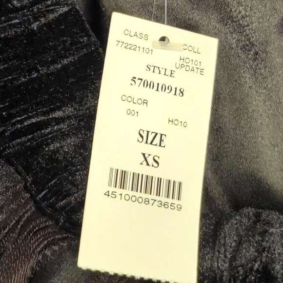 NWT White House Black Market Pleated Tulle and Velvet Mini Skirt XS - Picture 4 of 6